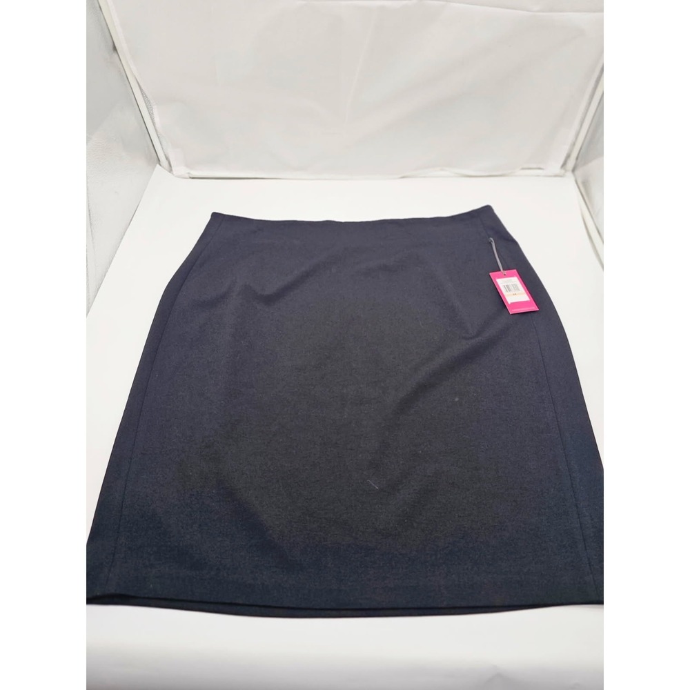 NWT VINCE CAMUTO WOMENS PLUS SIZE 2X RICH BLACK PULL ON SKIRT STRETCH - Picture 1 of 9